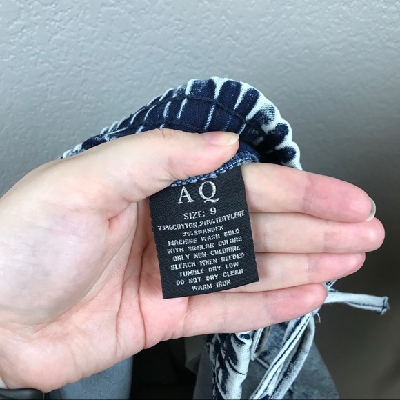 AQ American Quality Denim Acid Wash Jeggings Size 9 - Picture 8 of 8